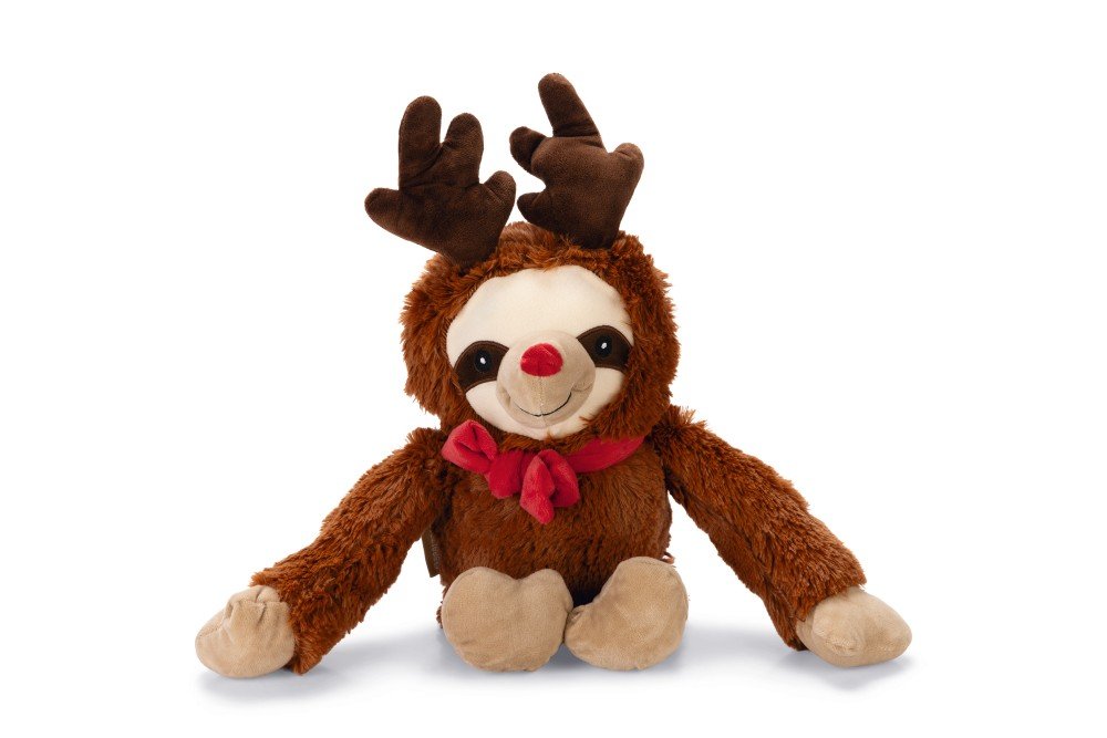 Kerst luiaard rendier 48cm - Pip & Pepper by Dierenspeciaalzaak Huysmans