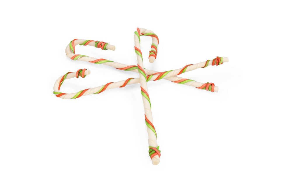 Kerstsnacks runderhuid cane 16st - Pip & Pepper by Dierenspeciaalzaak Huysmans
