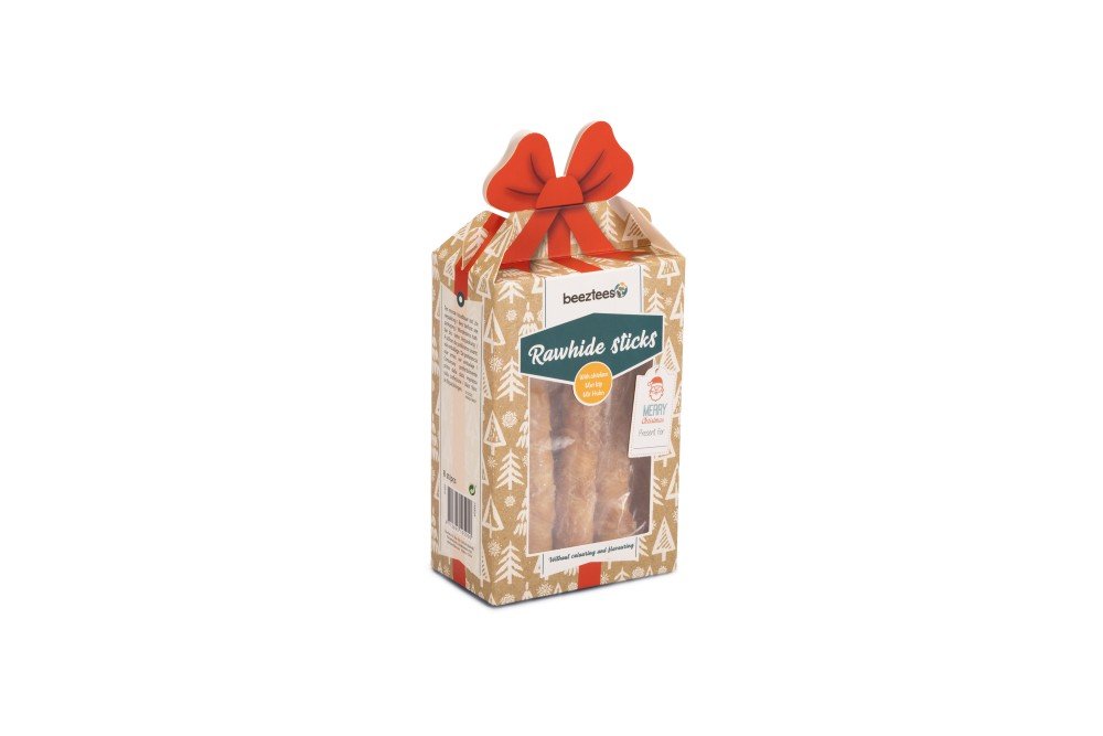 Kerst kauwsnacks kip 8st - Pip & Pepper by Dierenspeciaalzaak Huysmans