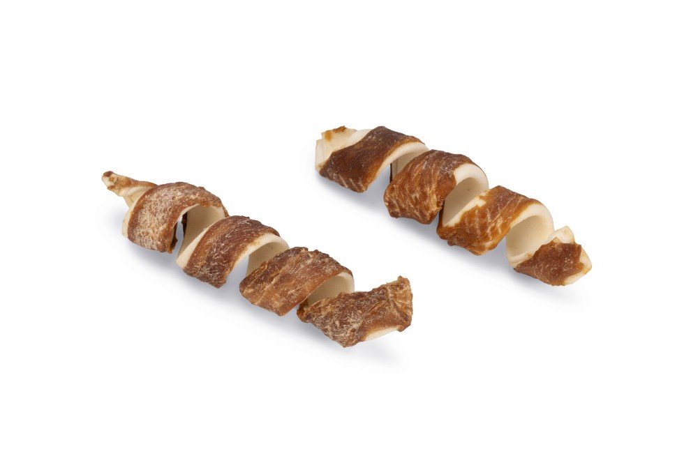Kerst kauwtwisters eend 4st - Pip & Pepper by Dierenspeciaalzaak Huysmans