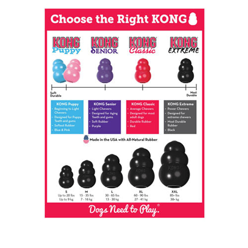 Kong extreme zwart - Pip & Pepper by Dierenspeciaalzaak Huysmans
