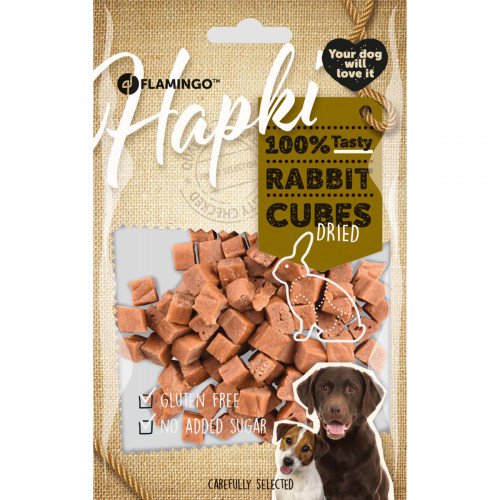 Hapki rabbit cubes 85gr - Pip & Pepper by Dierenspeciaalzaak Huysmans