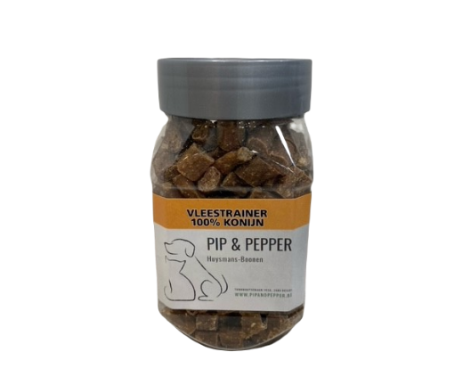 Vleestrainers konijn 175gr - Pip & Pepper by Dierenspeciaalzaak Huysmans