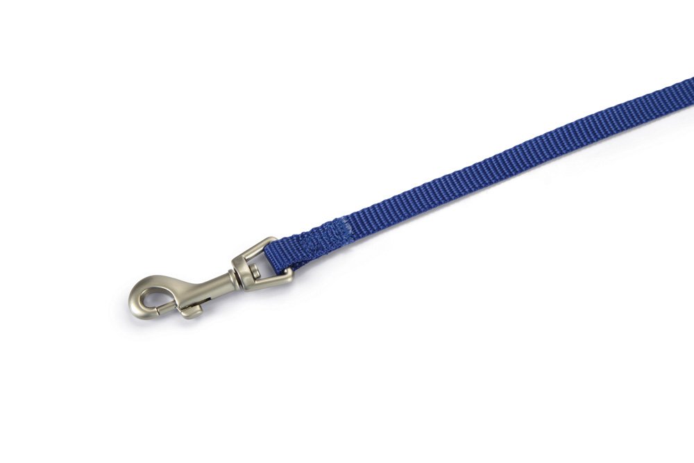 Nylon looplijn uni blauw - Pip & Pepper by Dierenspeciaalzaak Huysmans