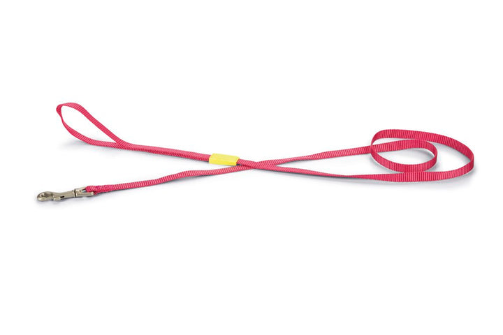 Nylon looplijn uni roze - Pip & Pepper by Dierenspeciaalzaak Huysmans