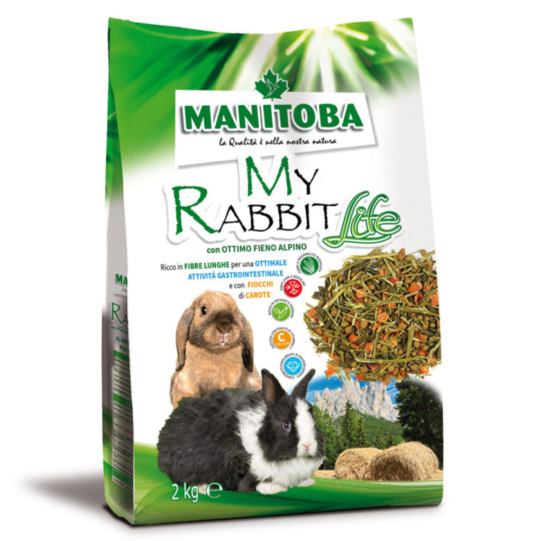 Manitoba my rabbit life konijnenvoer - Pip & Pepper by Dierenspeciaalzaak Huysmans