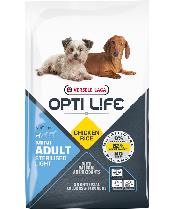 Opti Life adult light mini/sterilised - Pip & Pepper by Dierenspeciaalzaak Huysmans