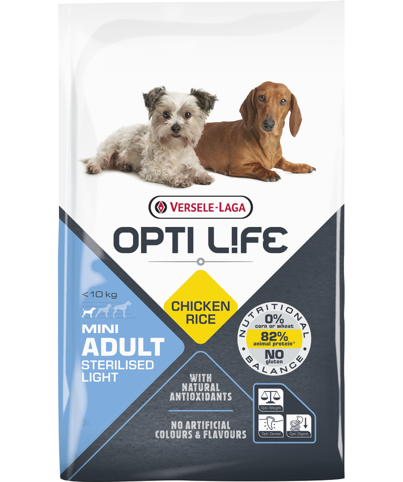 Opti Life adult light mini/sterilised - Pip & Pepper by Dierenspeciaalzaak Huysmans