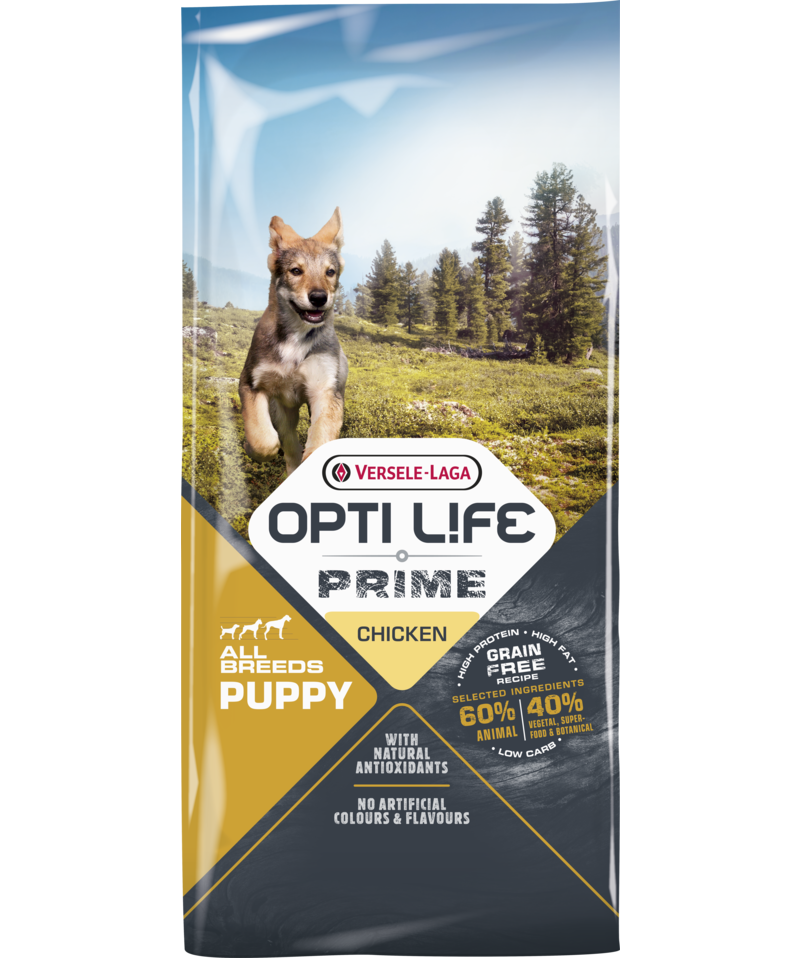 Opti Life puppy graanvrij kip 12,5kg - Pip & Pepper by Dierenspeciaalzaak Huysmans