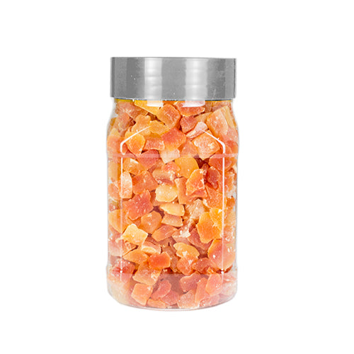 Papaya blokjes gedroogd 350ml - Pip & Pepper by Dierenspeciaalzaak Huysmans