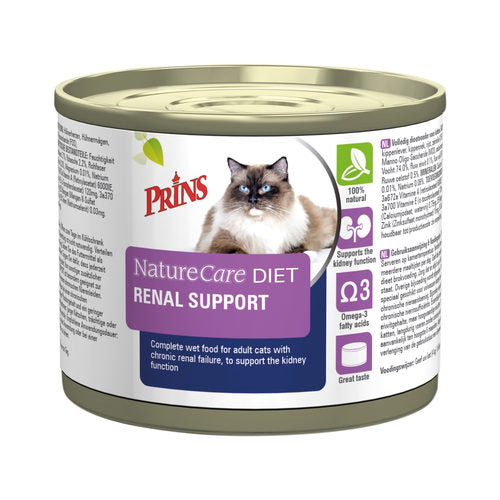 Prins NatureCare dieet renal support 200gr - Pip & Pepper by Dierenspeciaalzaak Huysmans