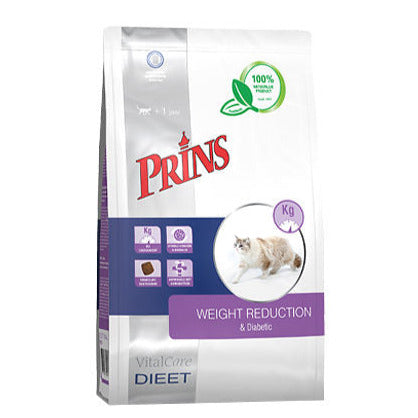 Prins VitalCare dieet weight reduction & diabetic 5kg - Pip & Pepper by Dierenspeciaalzaak Huysmans