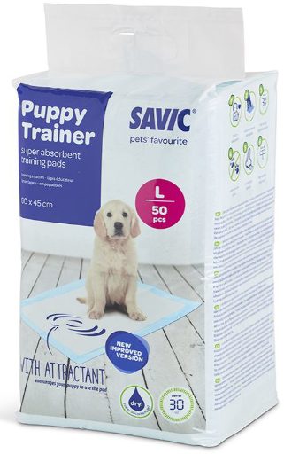 Savic puppy trainer pads L 50st  60x45 - Pip & Pepper by Dierenspeciaalzaak Huysmans