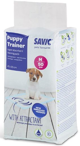 Savic puppy trainer pads M  50st  45x30 - Pip & Pepper by Dierenspeciaalzaak Huysmans