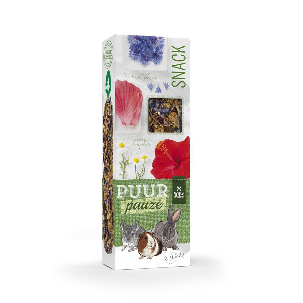 PUUR pauzestick kamille en koriander 2st - Pip & Pepper by Dierenspeciaalzaak Huysmans