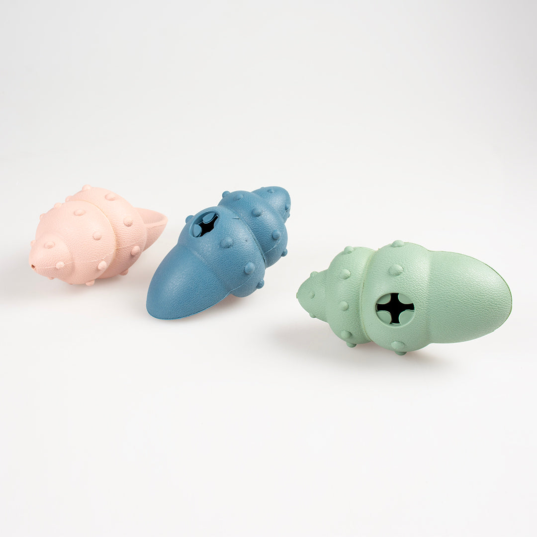 Snackdispenser eco rubber schelp blauw