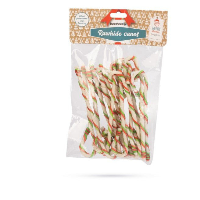 Kerstsnacks runderhuid cane 16st - Pip & Pepper by Dierenspeciaalzaak Huysmans