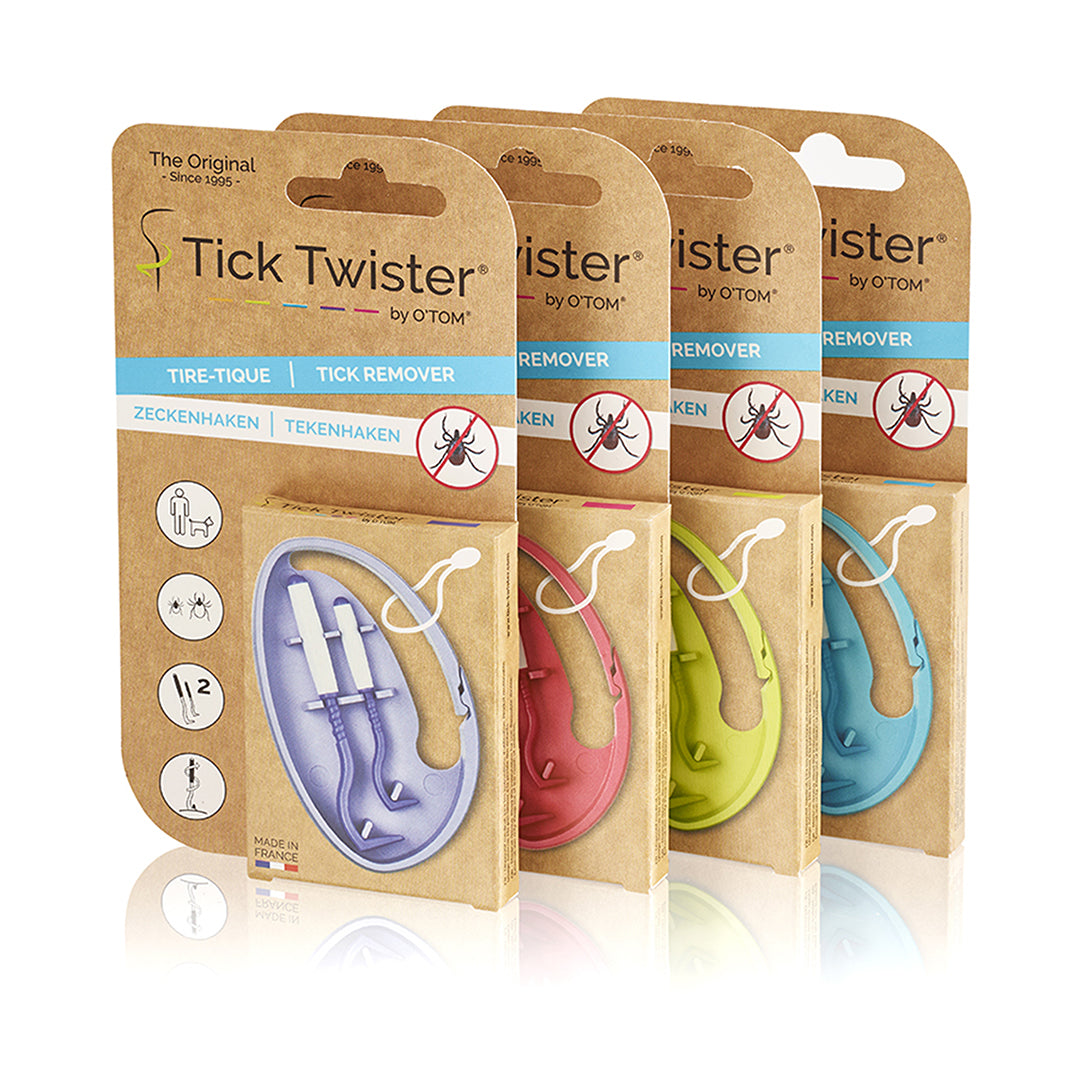 Tick twister o'tom clipbox assorti - Pip & Pepper by Dierenspeciaalzaak Huysmans