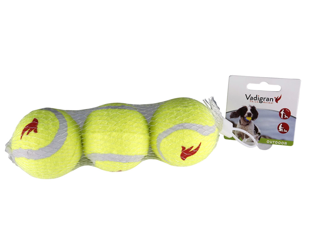 Tennisballen 3st 6.5cm - Pip & Pepper by Dierenspeciaalzaak Huysmans