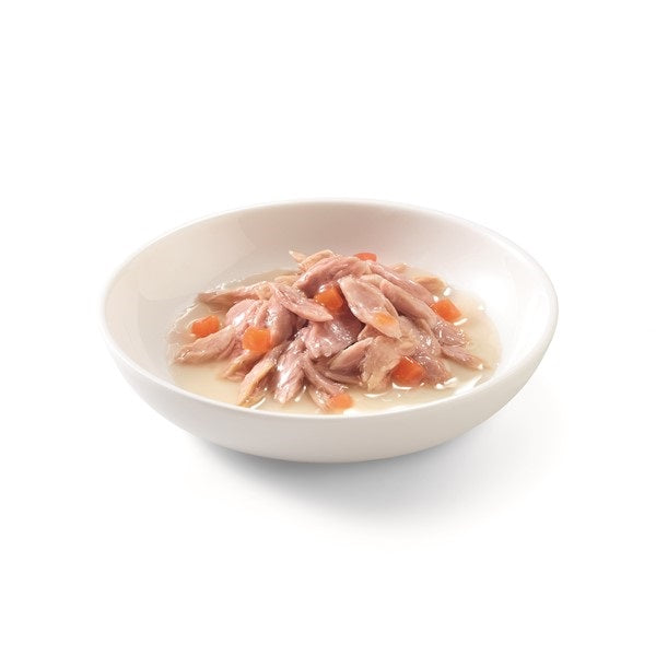 Schesir 70gr tonijn & wortel bouillon - Pip & Pepper by Dierenspeciaalzaak Huysmans