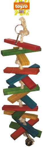 Toy wood parkiet 33cm - Pip & Pepper by Dierenspeciaalzaak Huysmans
