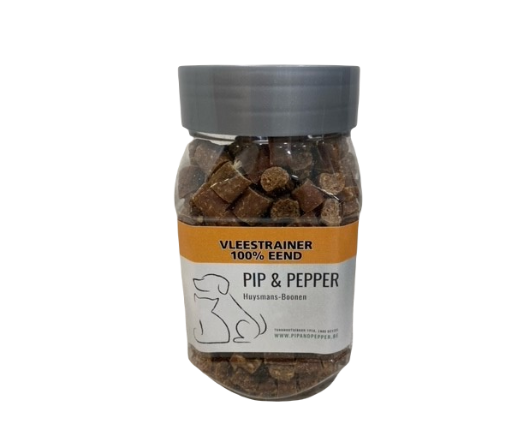 Vleestrainers eend 175gr - Pip & Pepper by Dierenspeciaalzaak Huysmans
