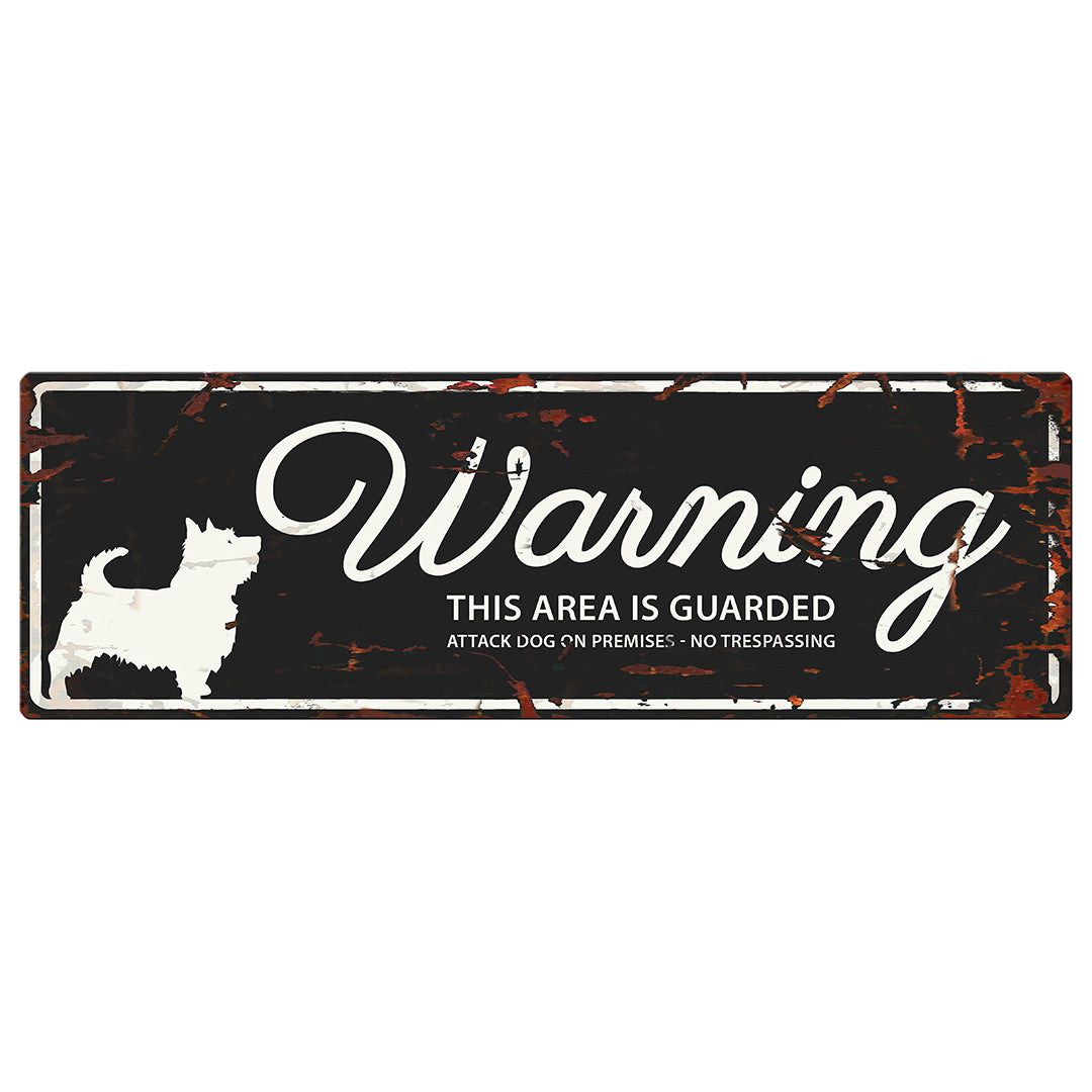 Waakbord Terrier 40x14cm - Pip & Pepper by Dierenspeciaalzaak Huysmans