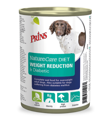 Prins NC dieet weight reduction & diabetic natvoer 400g - Pip & Pepper by Dierenspeciaalzaak Huysmans